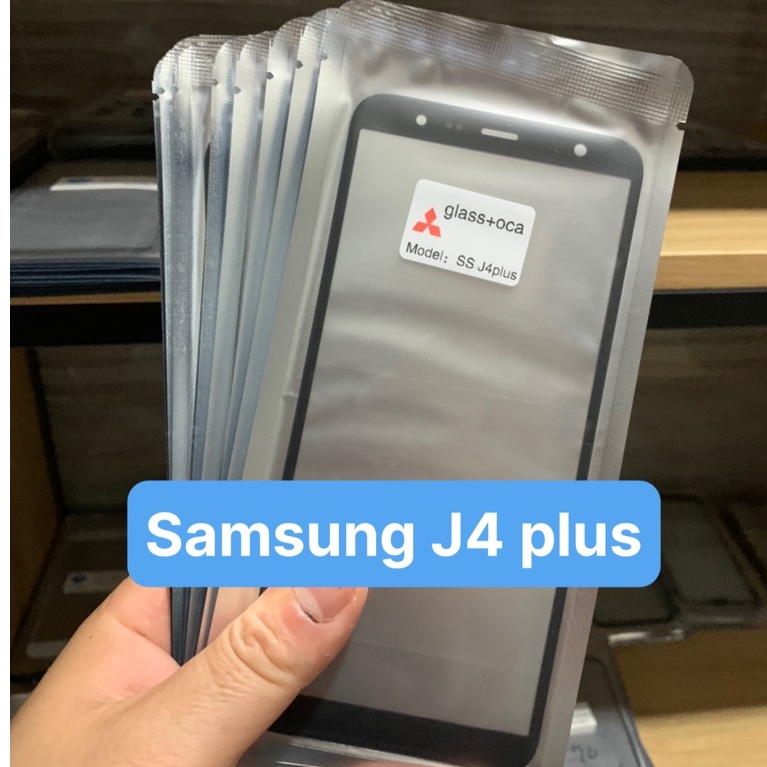 Kính ép liền keo điện thoại samsung J4 plus / J6 plus / J4 core