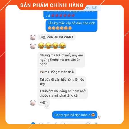 Tăng Cân Cenly Chính Hãng bất chấp cơ địa lờn thuốc, gầy lâu năm (30viên)