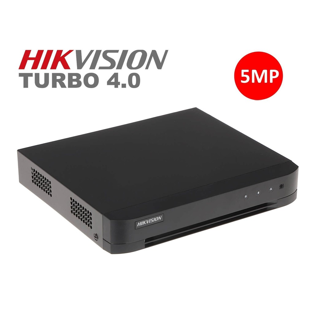 Đầu ghi hình analog 4 kênh 5MP HIKVISION 7204HUHI-K1/E(S), hỗ trợ cam mic (chính hãng Hikvision Việt Nam)