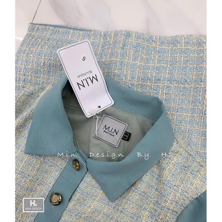 Set dạ xanh