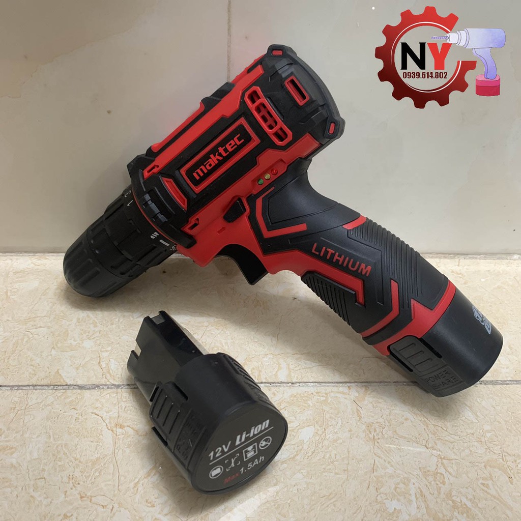 MÁY KHOAN PIN MAKTEC 12V VẶN VÍT BẮN TÔN CẦM TAY