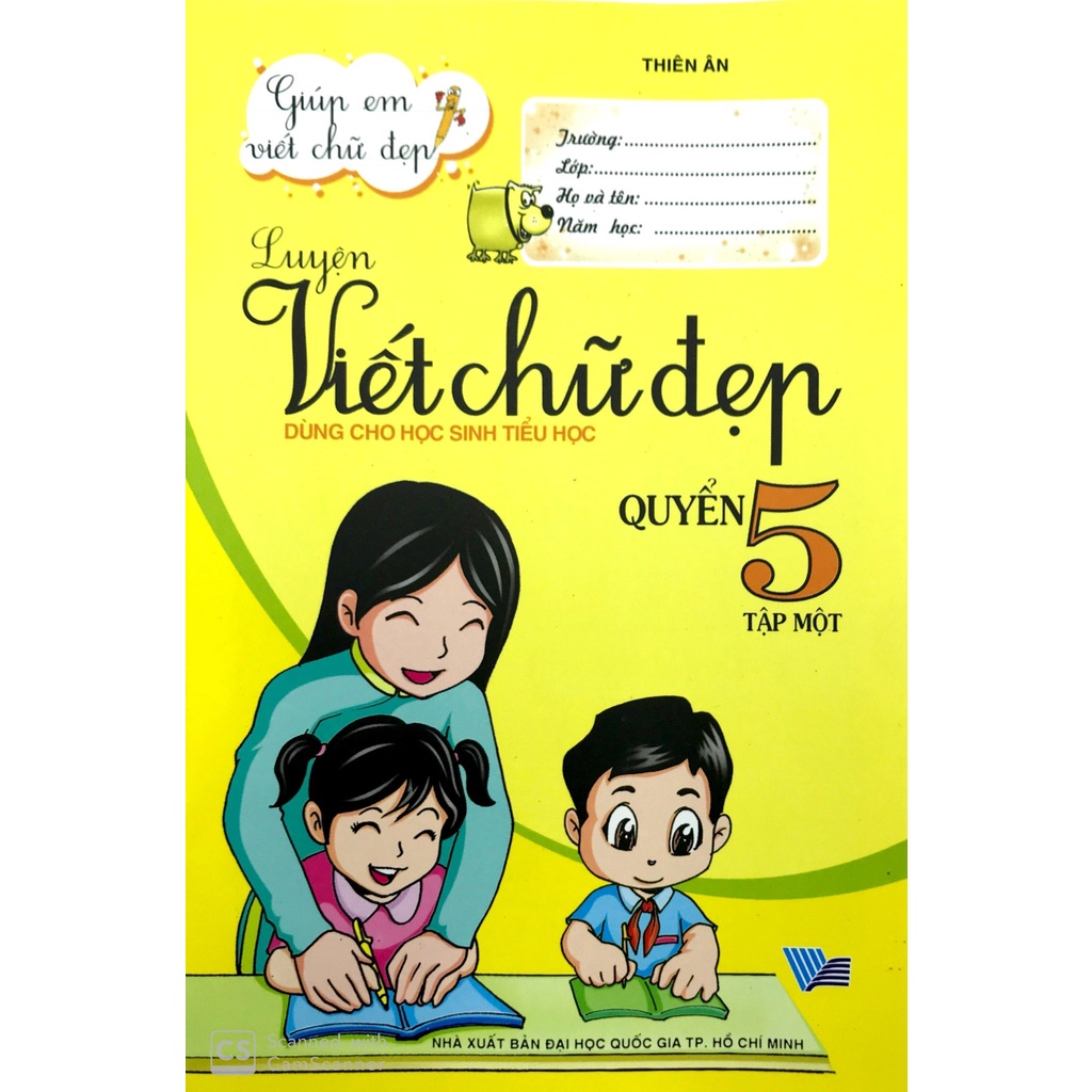 Sách - Luyện Viết Chữ Đẹp 5 - Tập 1
