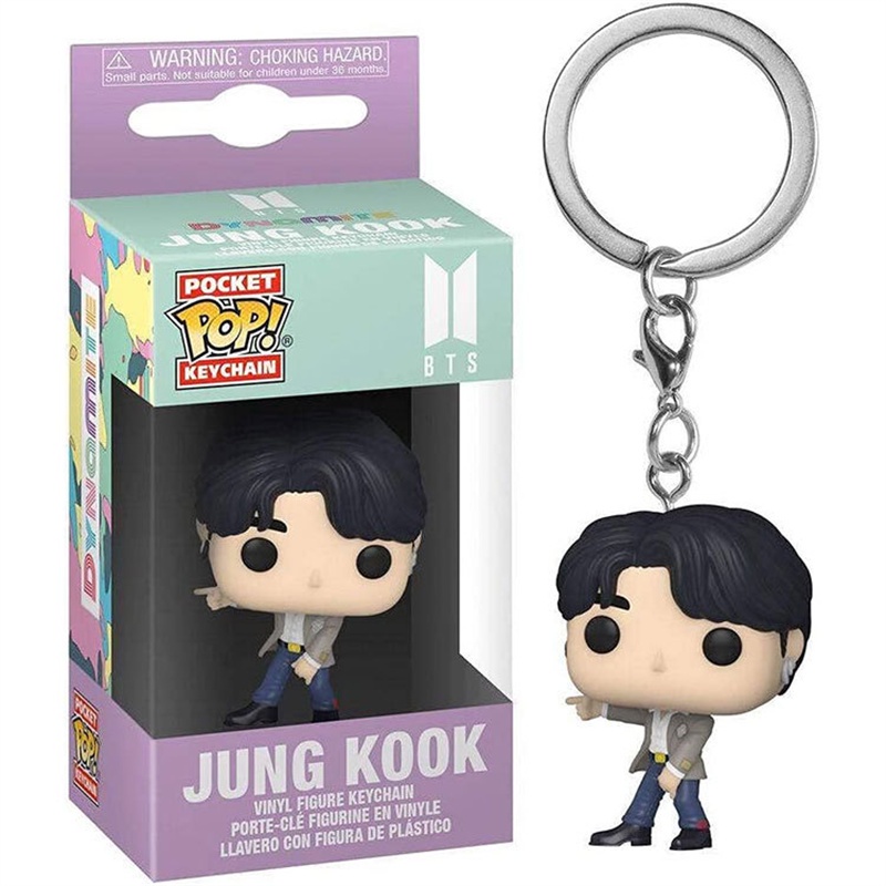 1 Móc Khóa Mô Hình Nhân Vật BT21 JUNG KOOK JIMIN BTS