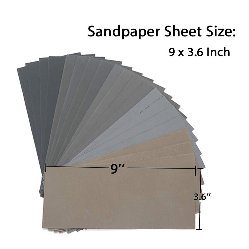 Bộ 20 giấy nhám loại 1000 / 2000 / 3000 / 5000 / 7000