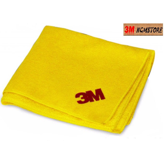COMBO 10 Cái (1 túi) Khăn Lau Đa Năng 3M SQ21 màu Vàng - Khăn Lau Xe Chuyên Dụng