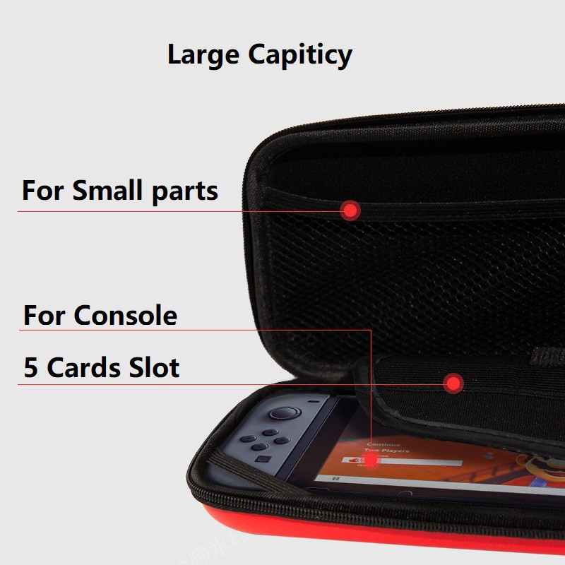 Hộp đựng Nintendo Switch LAMMCOU cứng bảo vệ chống thấm nước di động