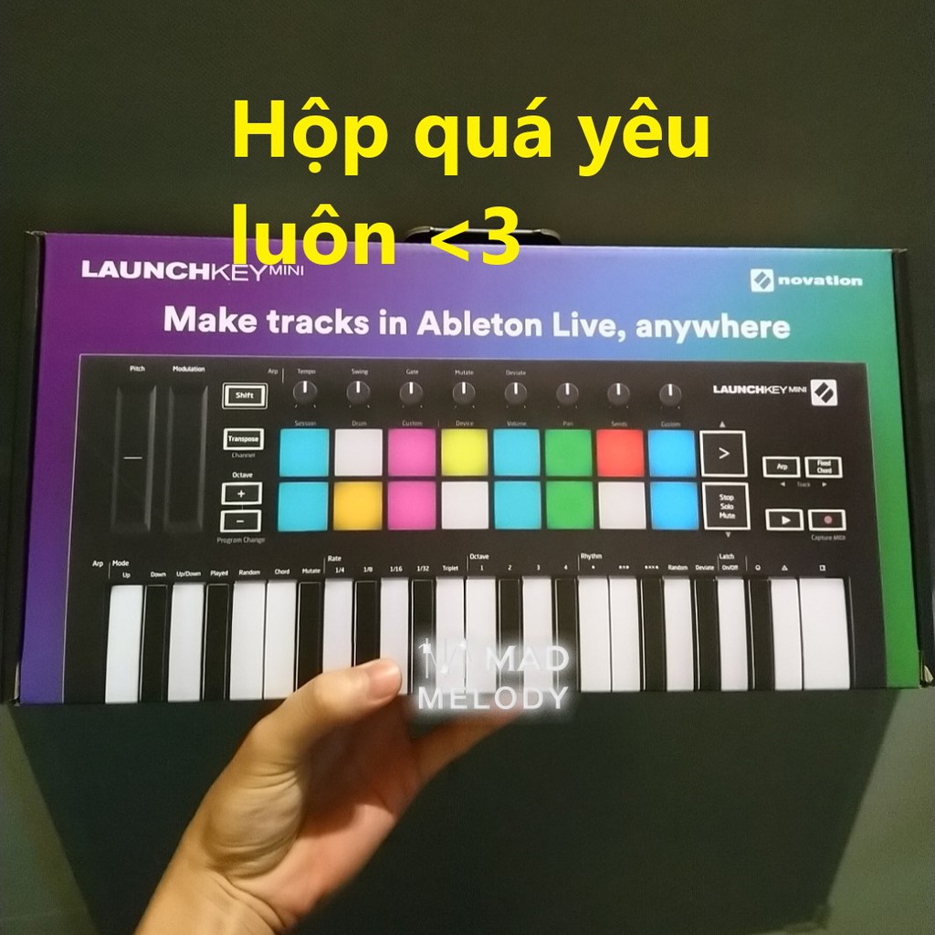 Novation Launchkey Mini MK3 MIDI Keyboard [đàn soạn nhạc nhỏ gọn, đời 3, 25 phím mini, Brand New]