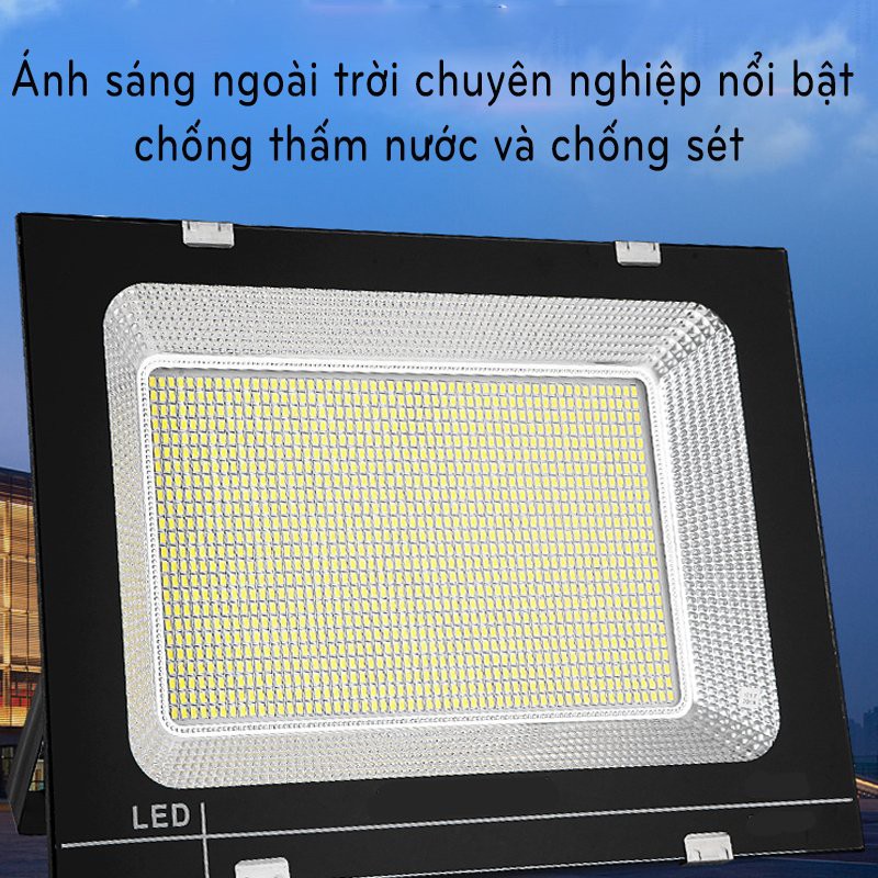 Đèn Led Pha Ngoài Trời Tiết Kiệm Điện 220V Công Trình Chuyên Dùng, ASAKI OFFICIAL