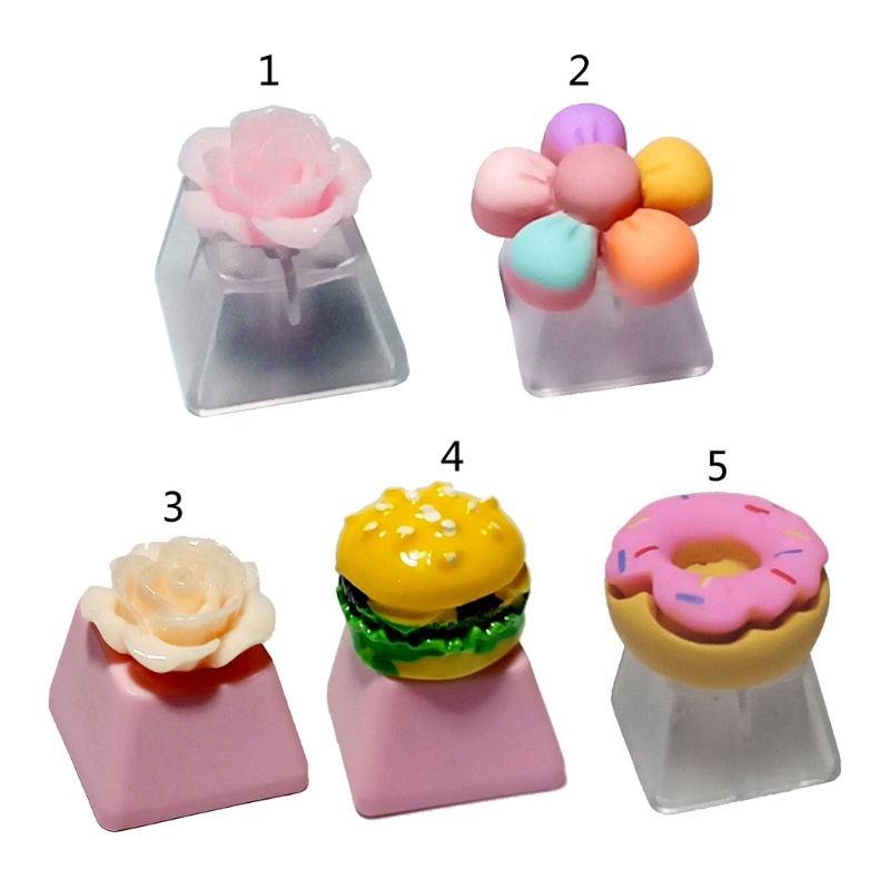 Nút bàn phím cơ hình bánh Hamburger bánh donut cho bàn phím cơ R4 | BigBuy360 - bigbuy360.vn