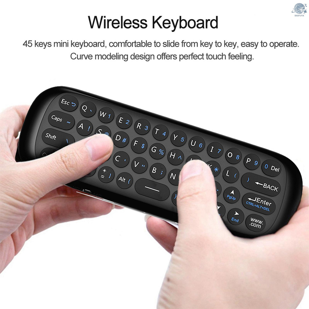 Điều Khiển Từ Xa Wechip W1 2.4g 6 Trục Cho Tv Box Thông Minh Android Tv Laptop Pc