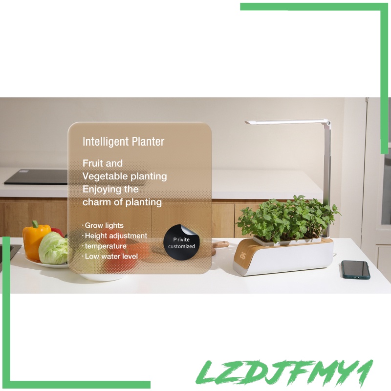 [giá giới hạn] Automatic Hydroponics Growing System Indoor Smart Planter LED Grow Lights