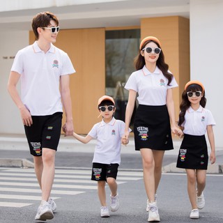 Áo thun đồng phục gia đình [FREESHIP] Áo thun POLO trắng logo SPRITE đi chơi đi biển