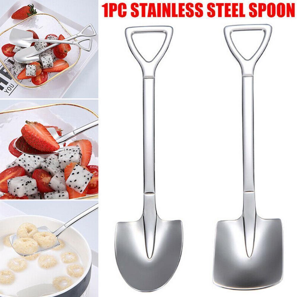 Muỗng xúc bằng thép không gỉ hình xẻng thiết kế sáng tạo j1j7
