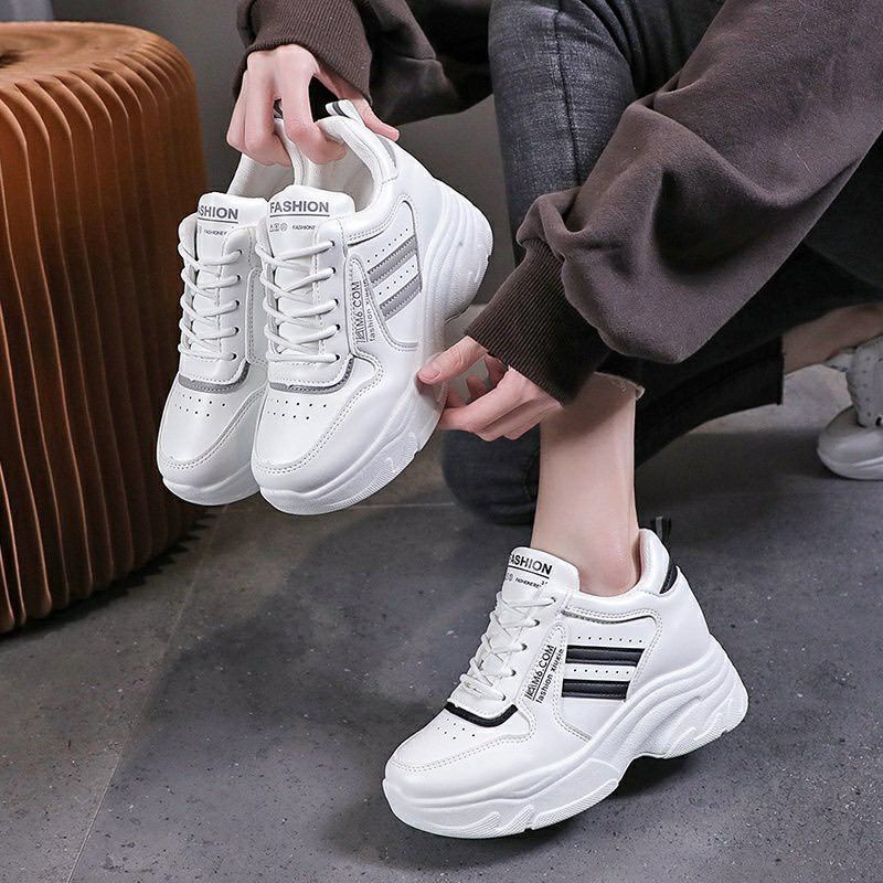 Giày Nữ Độn Đế 5cm Kẻ Vạch...M.6.2 Siêu Cấp