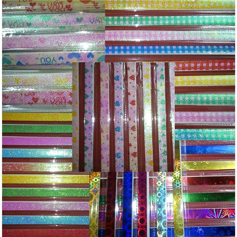 Set 10 vỉ giấy gấp sao cắt sẵn 500 ngôi sao