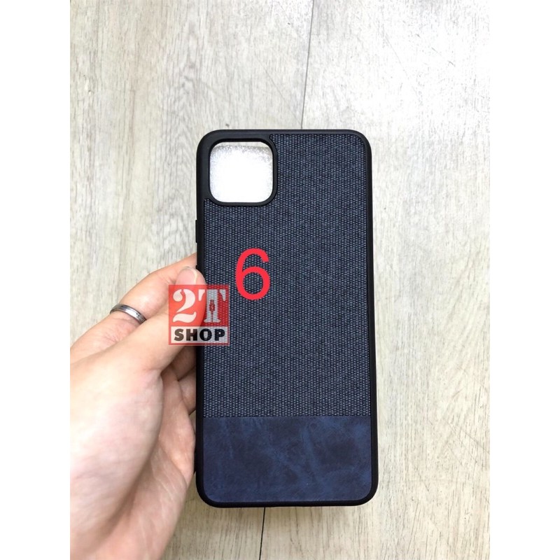 ỐP LƯNG GOOGLE PIXEL 4XL NHỰA TPU GIẢ VẢI NỈ