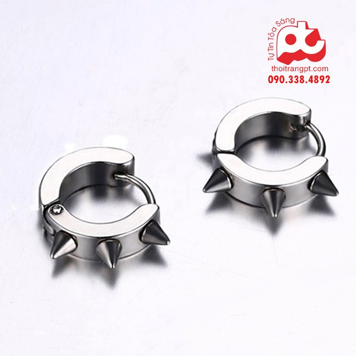 Bông tai nam inox - Mã: BT07 ( 1CẶP)