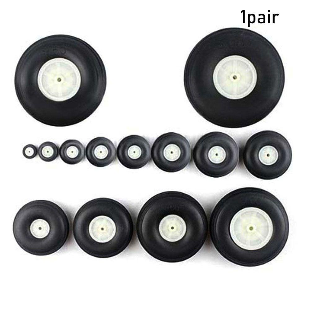 YVE 1 Cặp Bánh Xe Cao Su PU Thay Thế Cho Máy Bay Đồ Chơi