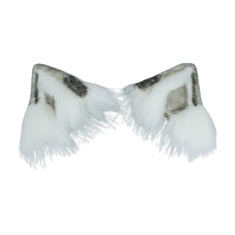 Kẹp Tóc Tai Mèo Phối Lông Phong Cách Lolita Đáng Yêu