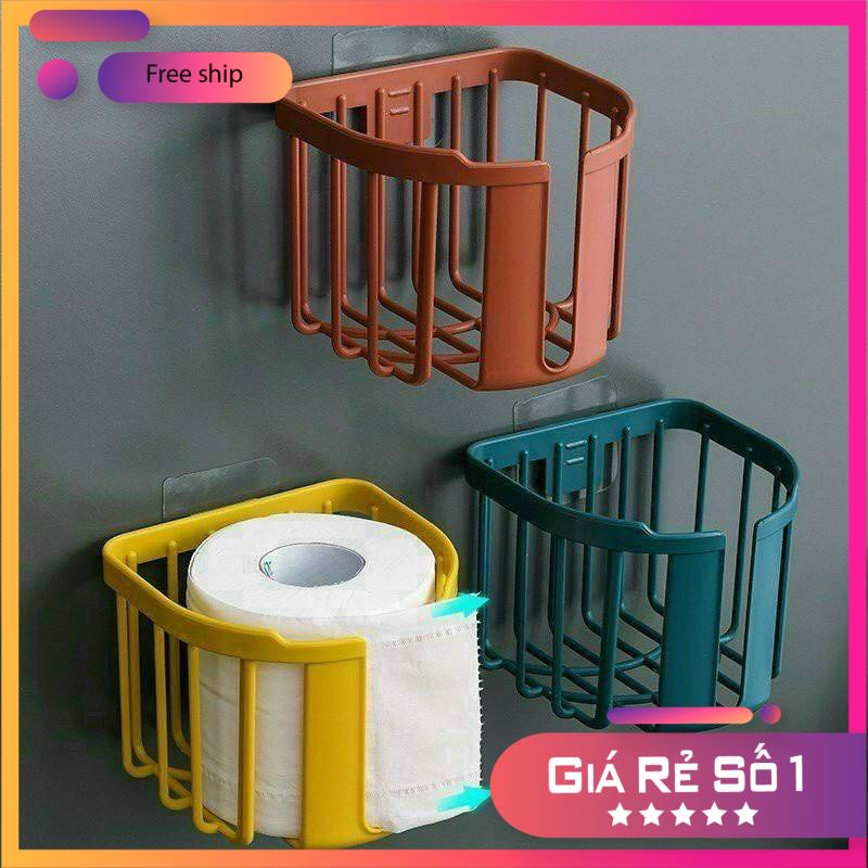 Giỏ Đựng Giấy Cheo Tường Hút Chân Không, Gọn Gàng, Đẹp Mắt GIÁ SỐC