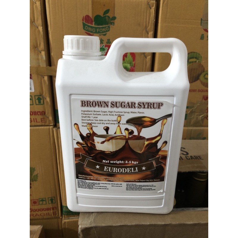sirup đường đen eurodeli 2.5kg