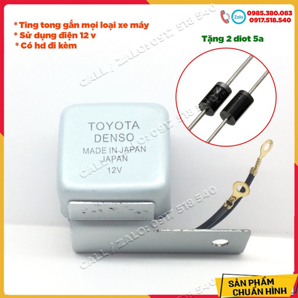 COMBO CỤC BÁO XINHAN TING TONG KÈM CHỚP LED TĂNG CHỈNH KÊU NHANH CHẬM  (