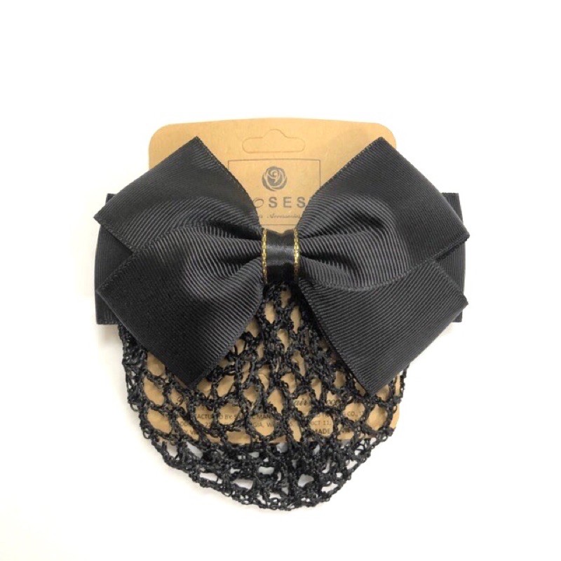 Kẹp lưới búi nơ gân ROSES