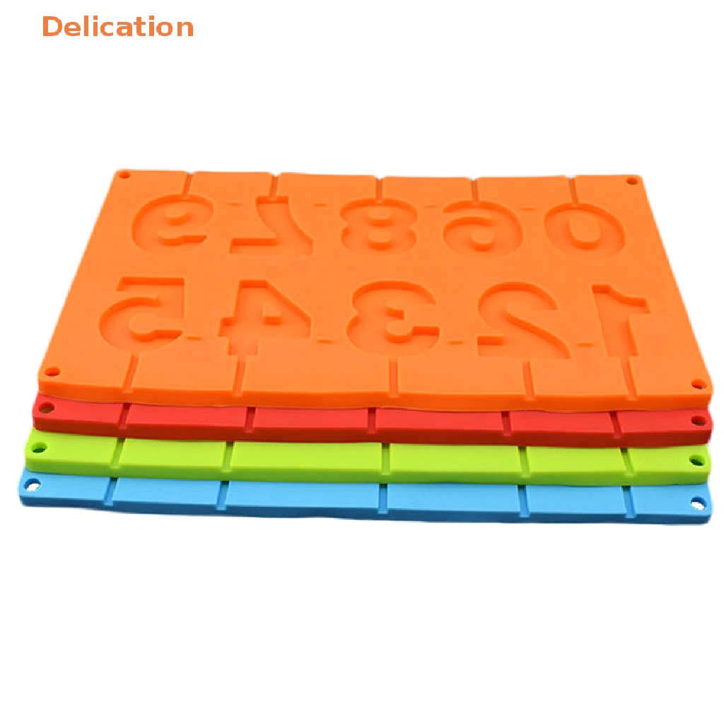 Khuôn Silicone Làm Bánh Kẹo Hình Số 0-9 3D