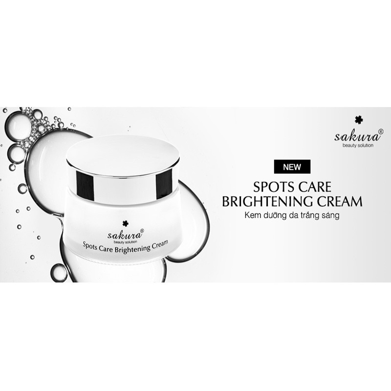 Kem dưỡng trắng da ngừa sạm nám SAKURA SPOTS CARE BRIGHTENING CREAM 45GR