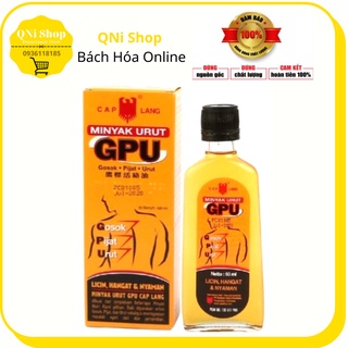Dầu gừng nóng xoa bóp massage gpu minyak urut eagle brand thái lan 60ml