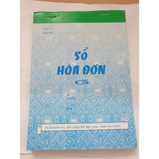 Sổ hóa đơn bán lẻ
