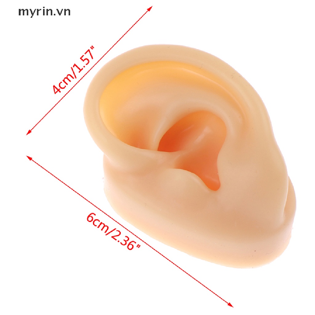 1 Mô Hình Silicone Dùng Luyện Tập Xỏ Khuyên Tai