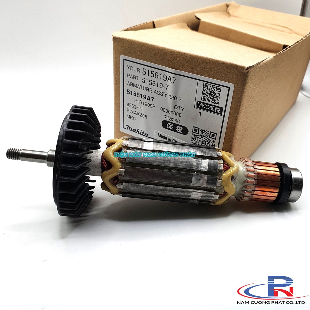 Rotor máy mài Makita 9553 515619-7