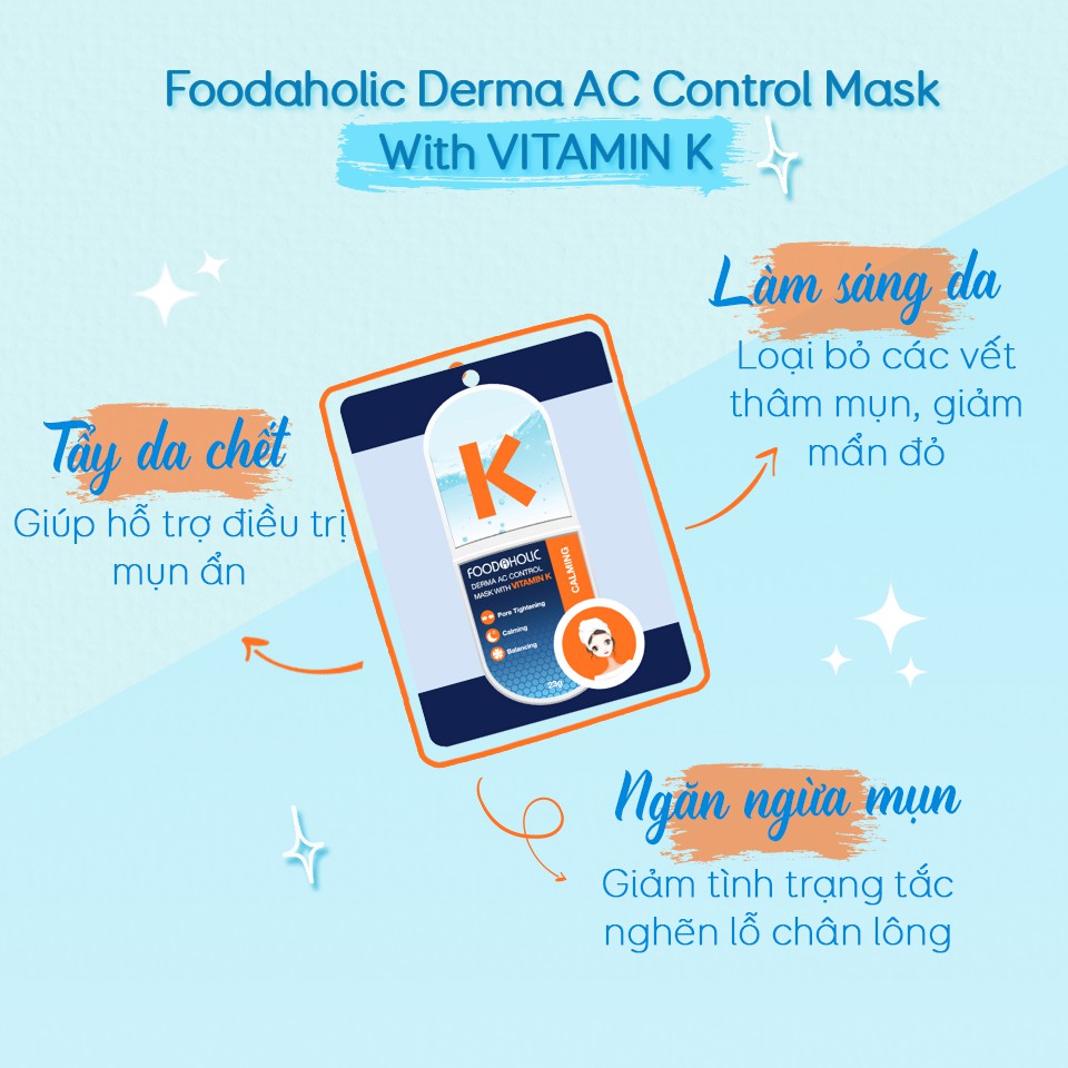 Mặt Nạ Giấy Dưỡng Da Toàn Diện Foodaholic Mask (23g)