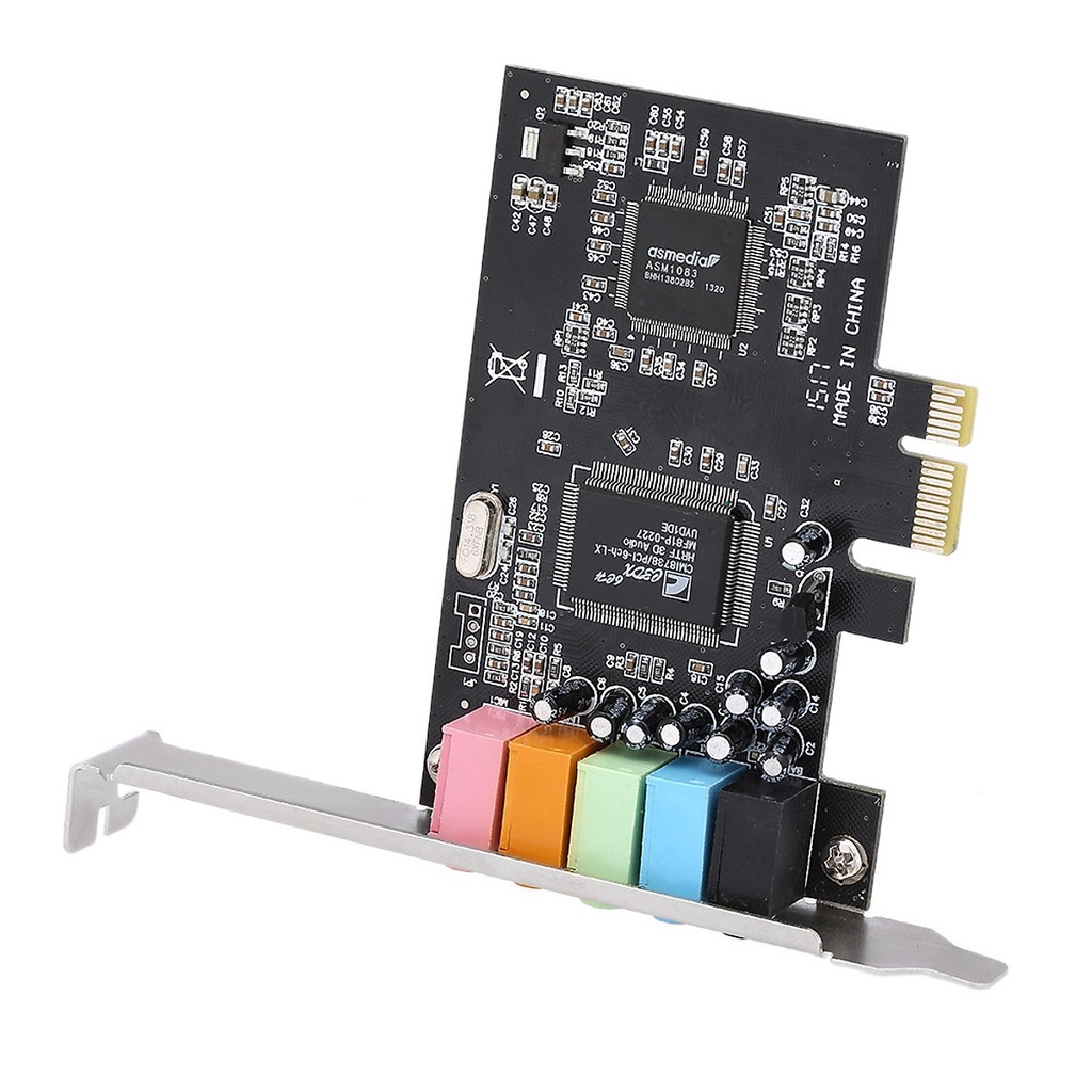 Card PCI Express to Sound 5.1 Âm Thanh Vòm 5 Cổng Cho Máy Tính Để Bàn