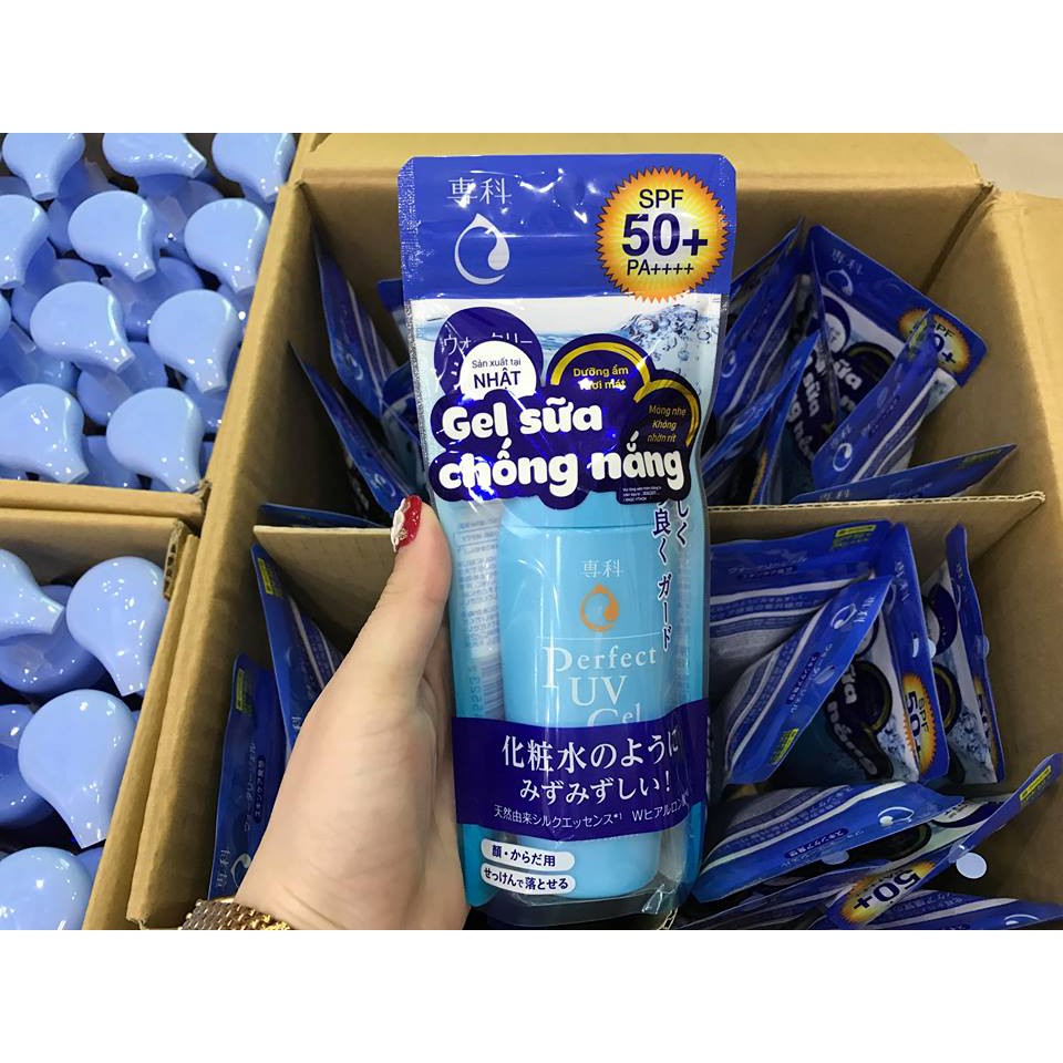 Gel sữa chống nắng Senka Perfect UV SPF50+ PA++++ 80g