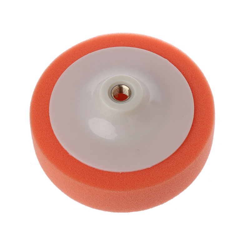 Đầu Xốp Đánh Bóng Xe Hơi Màu Cam Kích Thước 6 Inch 15cm