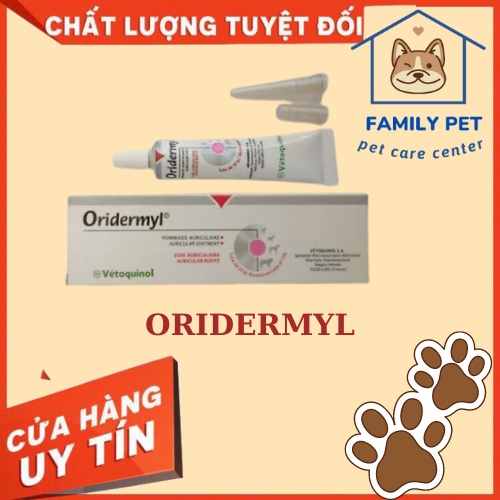 ORIDERMYL CHỮA VIÊM TAI CHÓ MÈO