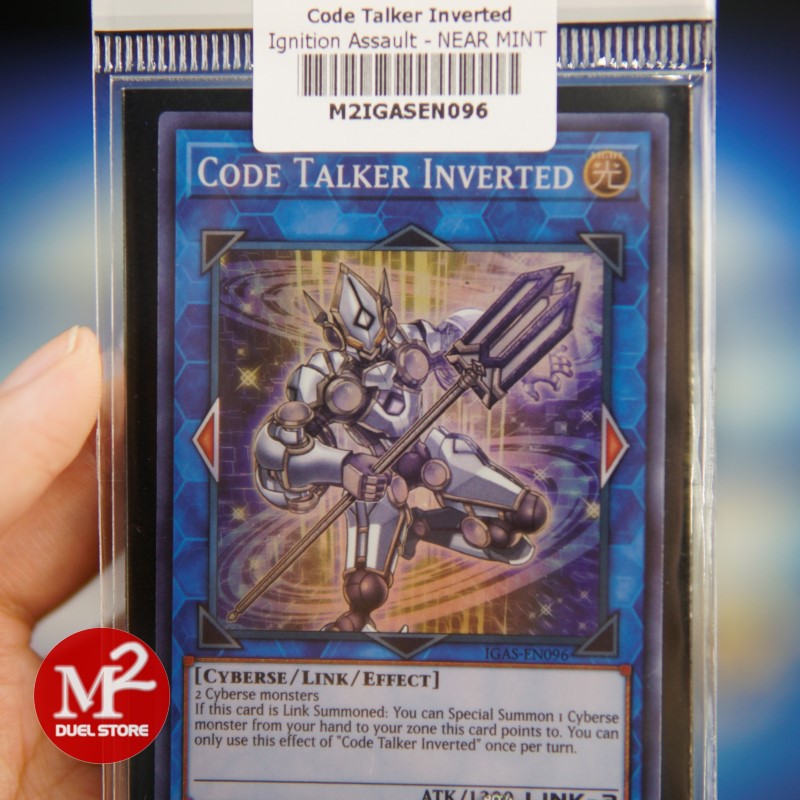 Lá bài Yugioh IGAS-EN096 Code Talker Inverted - Super Rare - Đóng gói theo tiêu chuẩn M2SCCQ-Lite