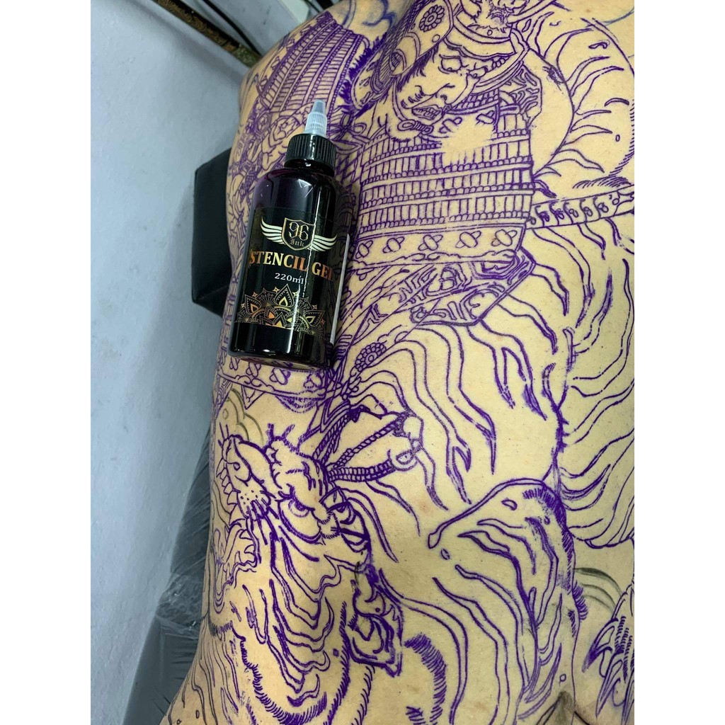 Gel Scan hình xăm, gel in hình tattoo 96ink 1oz Cực Sắc Nét Bám Cực Chắc Siêu Rẻ Siêu Tiết kiệm