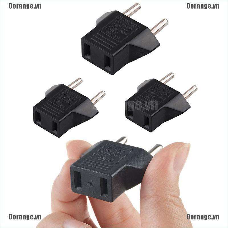 Bộ 3 Phích Cắm Điện Chuyển Đổi Từ US Sang EU Tiện Dụng Cho Gia Đình