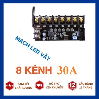 Mạch led vẫy 8 kênh 30A Oneled - miễn phí lập trình