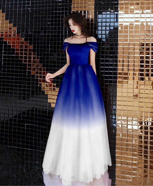 Đầm maxi om re trễ vai ( ảnh thật tự shop chụp 1000%)