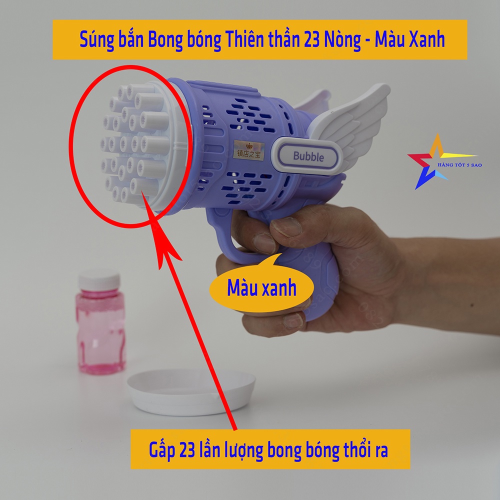 Súng băn bong bóng Xà phòng Siêu mạnh đủ các loại 8 - 23- 32- 36- 44 Nòng