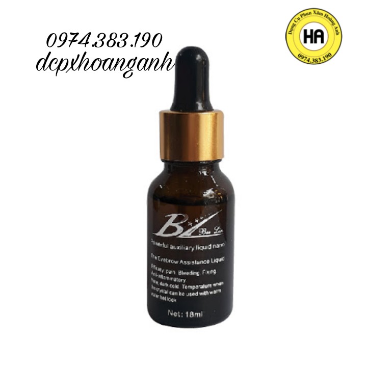 Nước BerLin (BL) hỗ trợ phun xăm chính hãng | Chuyên dụng cho môi mày | 18ml | dcpxhoanganh Nước BL hỗ trợ phun xăm luôn