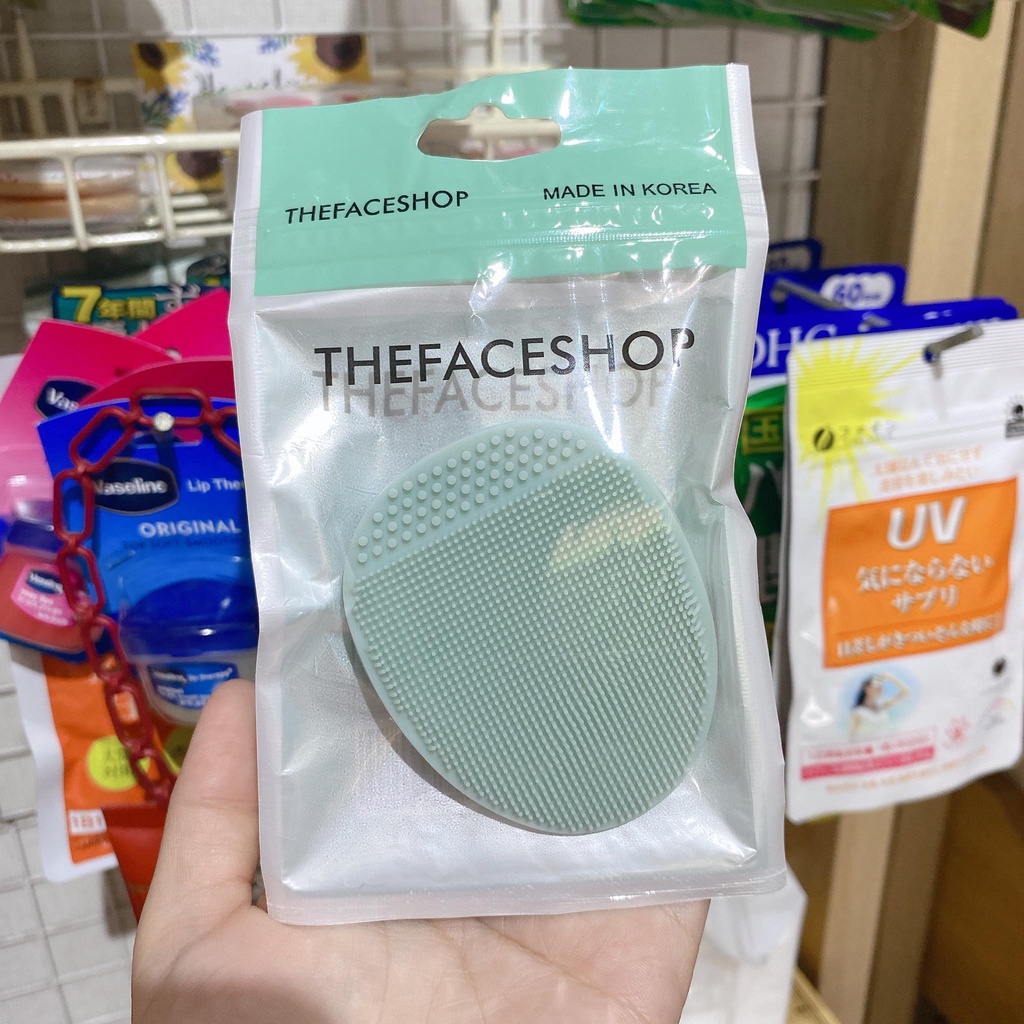Miếng Rửa Mặt Silicon The Face Shop