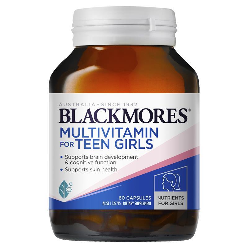 (CHÍNH HÃNG) MULTIVITAMIN BLACKMORES CHO BÉ GÁI TUỔI DẬY THÌ Multivitamin Blackmores for teen girl