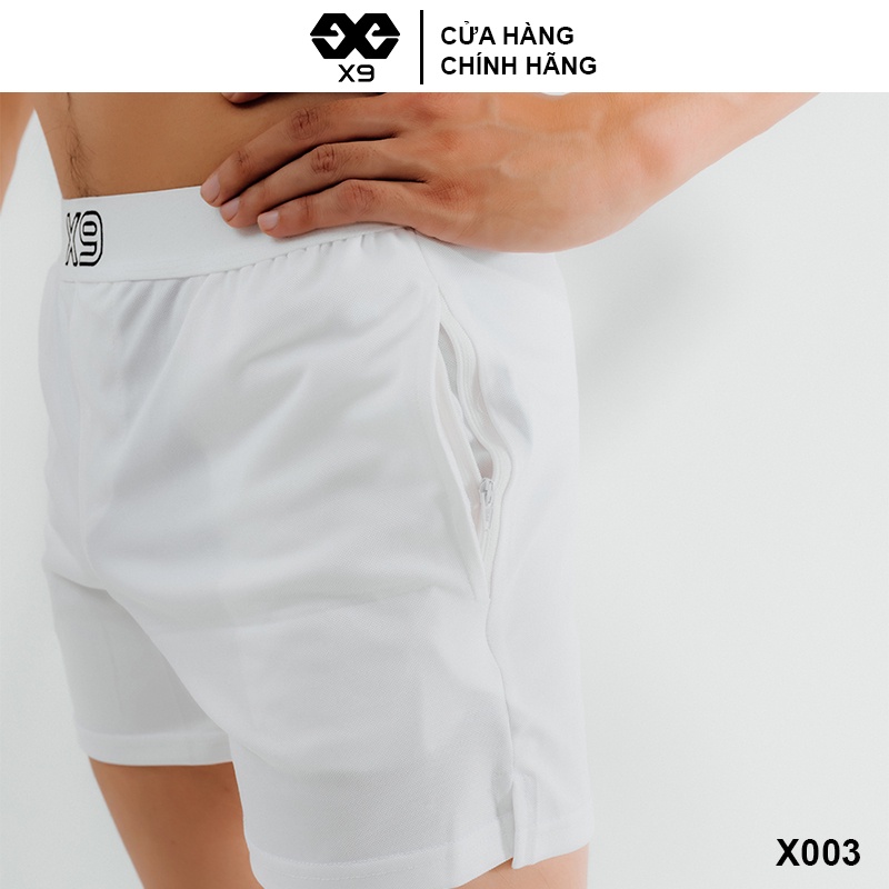 Quần Short Nam Thể Thao Bản To Lưng Thun Ngắn Ngang Đùi- LocalBrand X9 - Tập Gym Chạy Bộ Bơi Yoga - X003