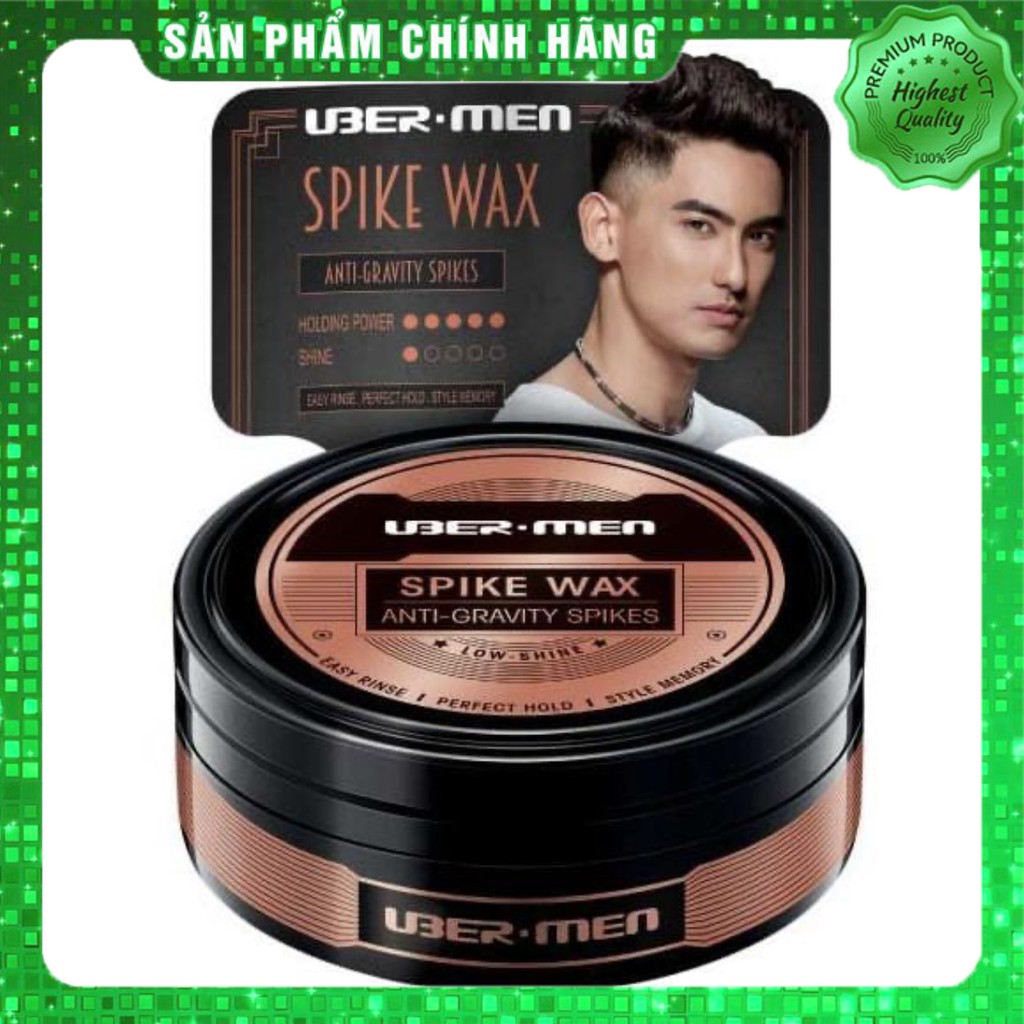 Sáp vuốt tóc tạo nếp tóc dựng và vuốt đuôi thế hệ mới Ubermen Spike Wax 70g