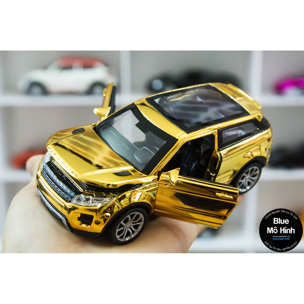 Blue mô hình | Xe mô hình Range Rover Evoque Crom tỷ lệ 1:32